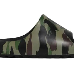 A Bathing Ape 1 st Camo Slide Green