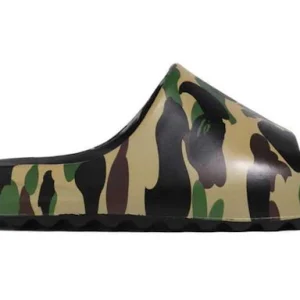 A Bathing Ape 1 st Camo Slide Yellow
