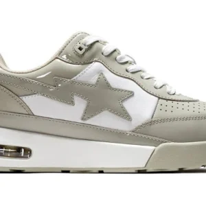 A Bathing Ape Bape Road Sta Beige White