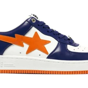 A Bathing Ape Bape Sta#3 M 2 White Blue Orange