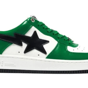 A Bathing Ape Bape Sta#3 M 2 White Green Black
