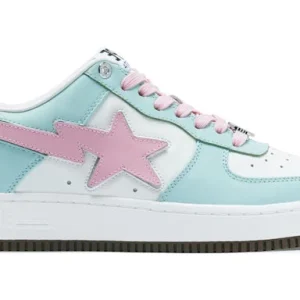 A Bathing Ape Bape Sta Low#4 Green Blue Pink