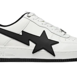A Bathing Ape Bape Sta OS#2 White Black