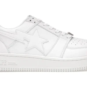 A Bathing Ape Bape Sta Low M 2 White Leather (2020)