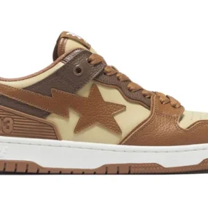 A Bathing Ape Sk 8 Sta#5 Brown Beige