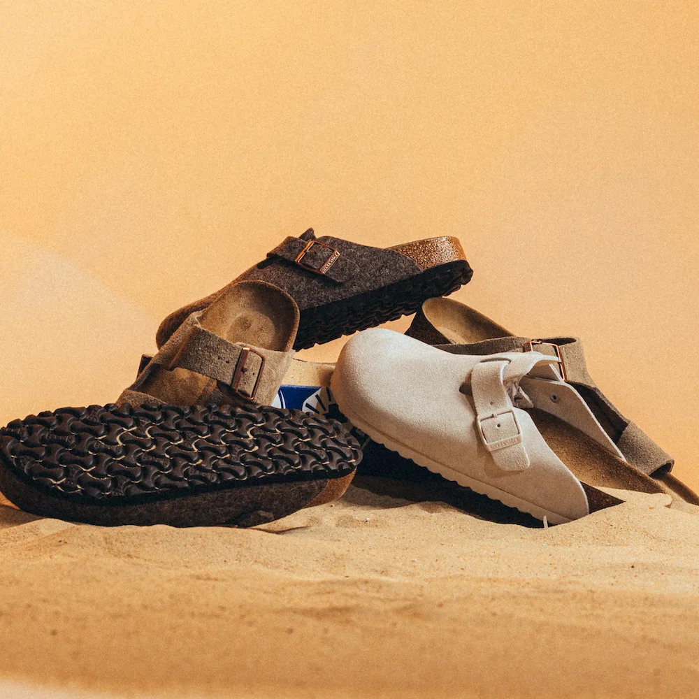 Birkenstock Boston Suede Antique White – Image 6