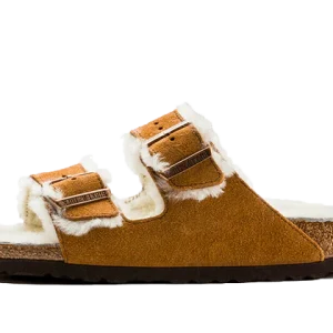 Birkenstock Arizona Shearling Mink