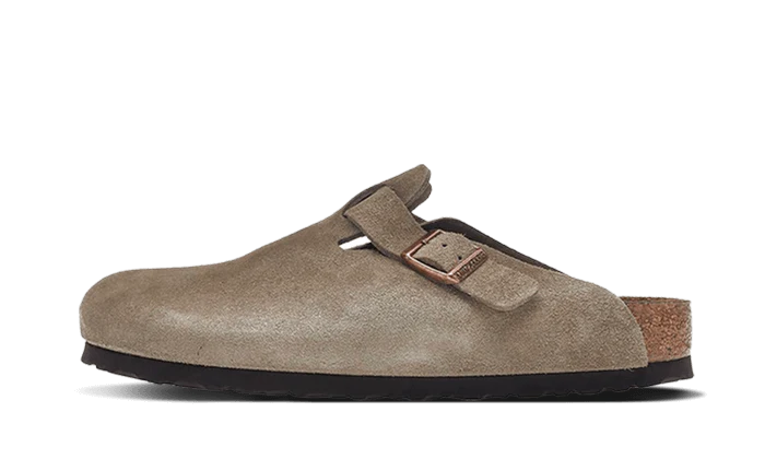 Birkenstock Boston Soft Footbed Suede Taupe – Image 2