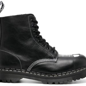 Dr. Martens 1460 Pascal Bex Exposed Steel Toe Lace Up Boots Black