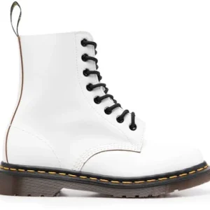 Dr. Martens 1460 Vintage Lace Up Boots White Quilon