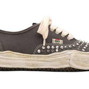 Maison Mihara Yasuhiro Baker OG Sole Studded Canvas Low Grey