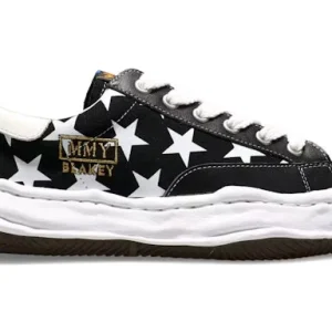 Maison Mihara Yasuhiro Blakey OG Sole Canvas Lowatmos Star Print Black
