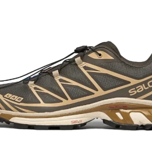 Salomon XT-6 Beluga Dull Gold