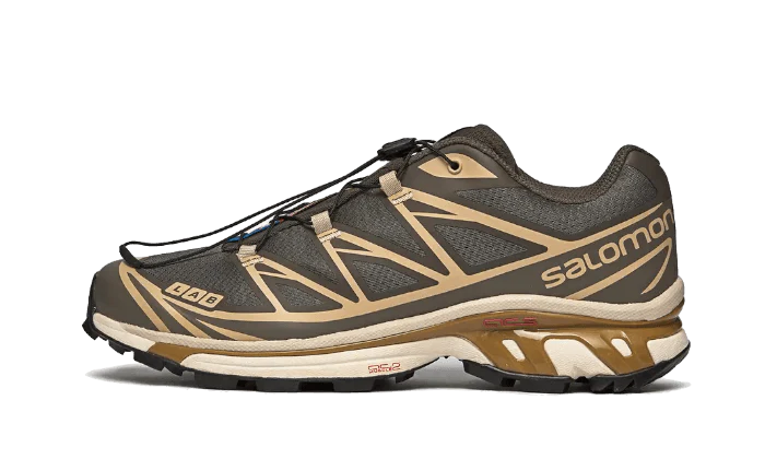 Salomon XT-6 Beluga Dull Gold – Image 2