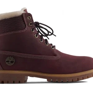 Timberland 6" Premium Shearling Boot Ronnie Fieg Kith Burgundy