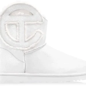 UGG x Telfar Logo Mini Crinkle White