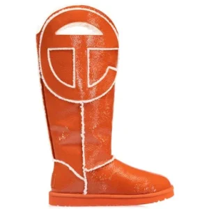 UGG x Telfar Logo Tall Crinkle Spicy Pumpkin