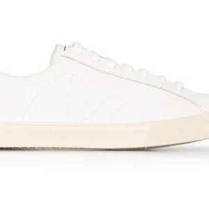 Veja Esplar Leather Stitched White Tan