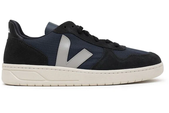 Veja V-10 Ripstop Nautico Oxford Grey Black – Image 2