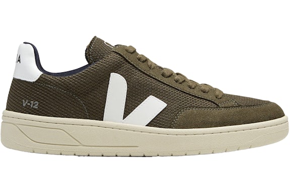Veja V-12 Olive White – Image 2