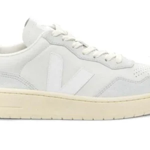 Veja V-90 OT Leather Gravel White (Women's)