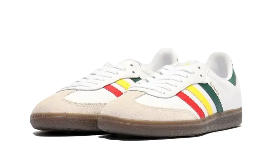 Adidas Samba OG White Rasta – Image 3