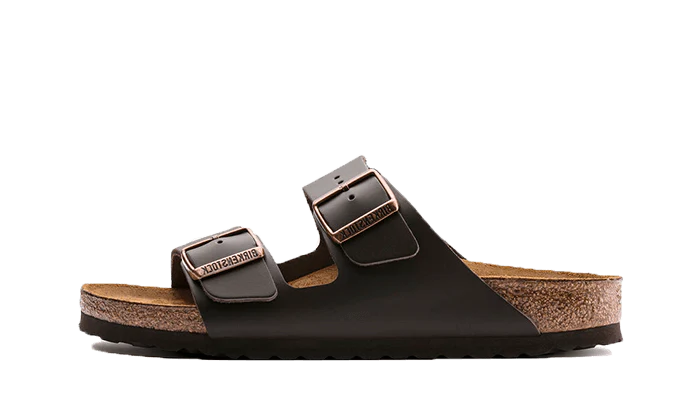 Birkenstock Arizona Natural Leather Dark Brown