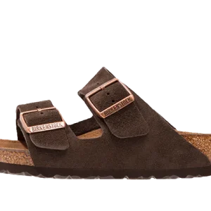 Birkenstock Arizona Suede Leather Soft Footbed Mocha