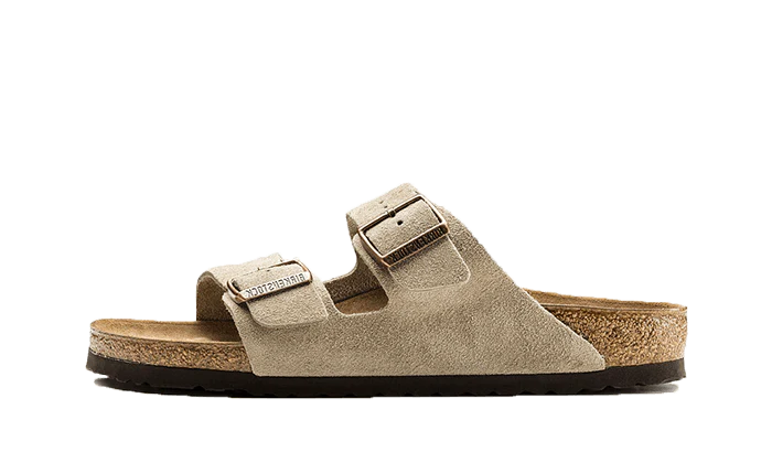 Birkenstock Arizona Suede Leather Taupe – Image 2