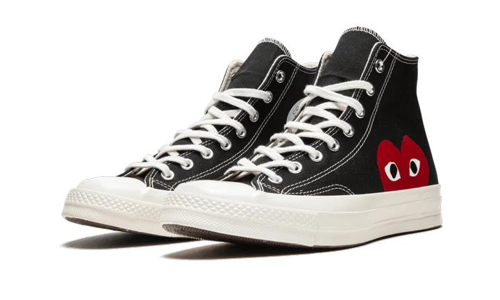 Converse Chuck Taylor All-Star 70s Hi Comme des Garçons PLAY Black – Image 3