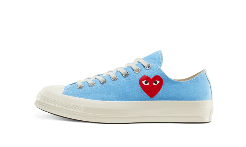 Converse Chuck Taylor All-Star 70s Ox Comme des Garçons PLAY Bright Blue – Image 2