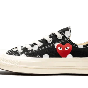 Converse Chuck Taylor All-Star 70s Ox Comme des Garçons PLAY Polka Dot Black