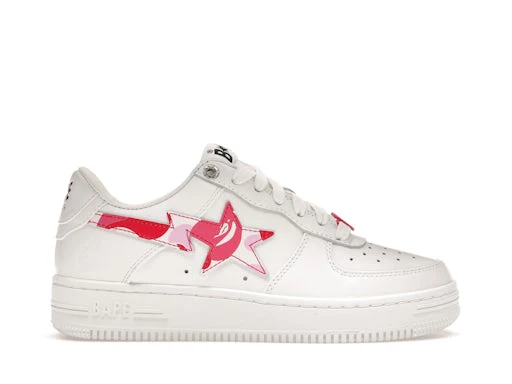 A Bathing Ape Bape Sta Low ABC Camo White Pink (2022) – Image 2