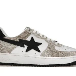 A Bathing Ape Bape Sta Snake Skin Beige