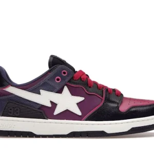 A Bathing Ape Bape SK 8 Sta Purple White