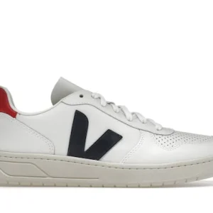 Veja V-10 Leather White Nautico Pekin