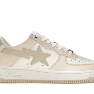 A Bathing Ape Bape Sta Beige Calf Hair