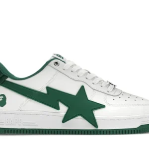 A Bathing Ape Bape Sta OS#2 White Green
