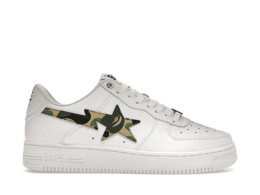 A Bathing Ape Bape Sta Low ABC Camo White Green (2022) – Image 2