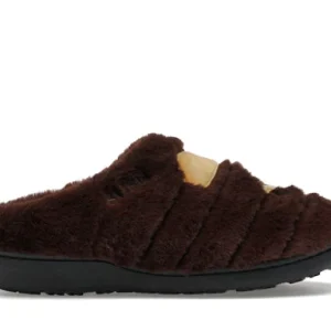 A Bathing Ape Ape Head Puffer Sandals Subu Brown