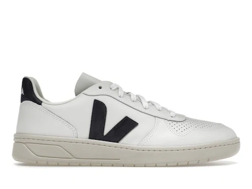 Veja V-10 Leather White Black – Image 2