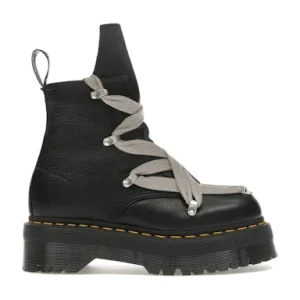 Dr. Martens 1460 Quad Leather Sole Pentagram Jumbo Lace Boot Rick Owens Black (Women's)