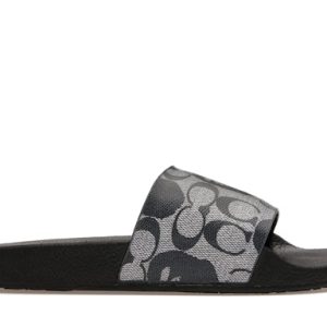 A Bathing Ape Slide Coach Black Grey