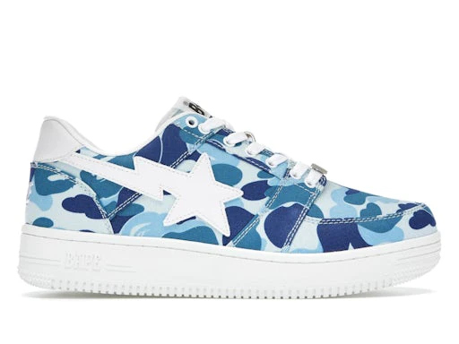 A Bathing Ape Bape Sta Low ABC Camo 20 th Anniversary Blue – Image 2
