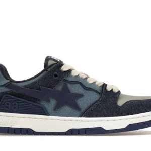 A Bathing Ape Sk 8 Sta Indigo Denim