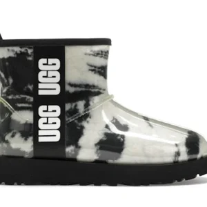 UGG Classic Clear Mini Boot Marble White Black (Women's)