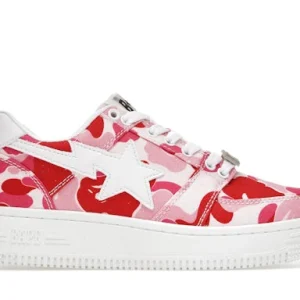 A Bathing Ape Bape Sta Low ABC Camo 20 th Anniversary Pink