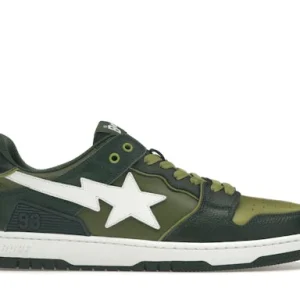 A Bathing Ape Bape SK 8 Sta Green White