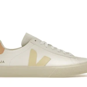 Veja Campo Chromefree Leather White Sun Peach