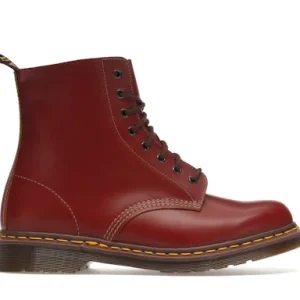 Dr. Martens 1460 Vintage Made In England Lace Up Boot Oxblood Quilon
